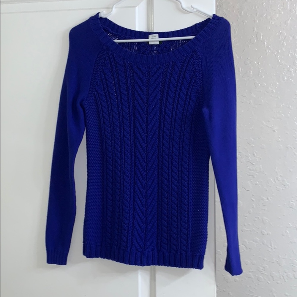 J. Crew cable knit sweater